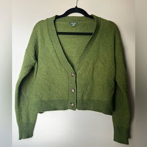 Wild Fable Olive Green Cardigan Sweater